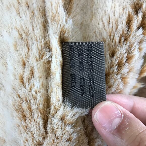 Brandon Thomas Tan Long Coat with Cream Accents - Picture 5 of 12